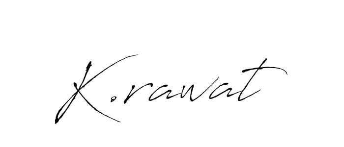 Use a signature maker to create a handwritten signature online. With this signature software, you can design (Antro_Vectra) your own signature for name K.rawat. K.rawat signature style 6 images and pictures png