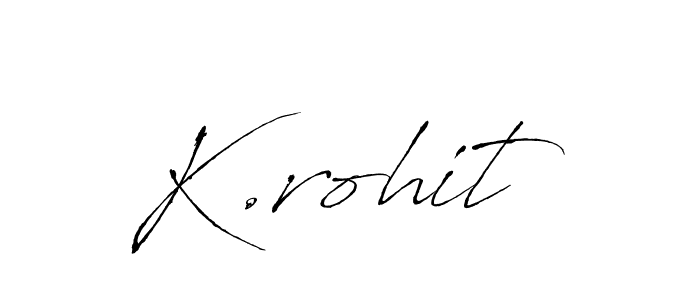 if you are searching for the best signature style for your name K.rohit. so please give up your signature search. here we have designed multiple signature styles  using Antro_Vectra. K.rohit signature style 6 images and pictures png