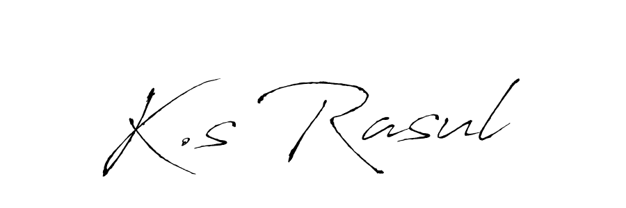 You can use this online signature creator to create a handwritten signature for the name K.s Rasul. This is the best online autograph maker. K.s Rasul signature style 6 images and pictures png