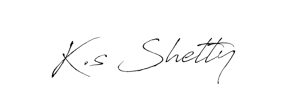 How to Draw K.s Shetty signature style? Antro_Vectra is a latest design signature styles for name K.s Shetty. K.s Shetty signature style 6 images and pictures png