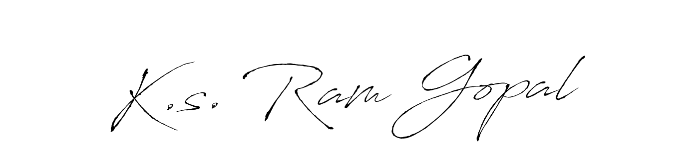 You can use this online signature creator to create a handwritten signature for the name K.s. Ram Gopal. This is the best online autograph maker. K.s. Ram Gopal signature style 6 images and pictures png