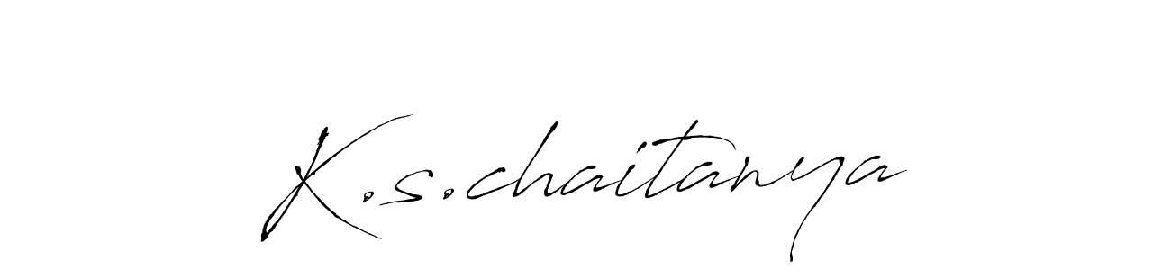 How to Draw K.s.chaitanya signature style? Antro_Vectra is a latest design signature styles for name K.s.chaitanya. K.s.chaitanya signature style 6 images and pictures png