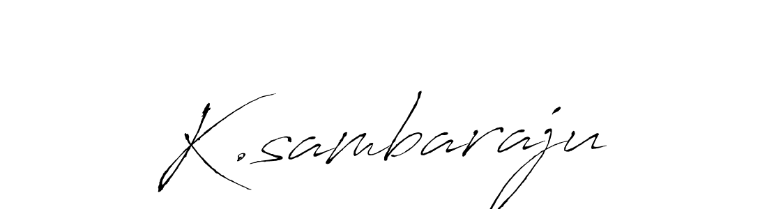 How to make K.sambaraju signature? Antro_Vectra is a professional autograph style. Create handwritten signature for K.sambaraju name. K.sambaraju signature style 6 images and pictures png