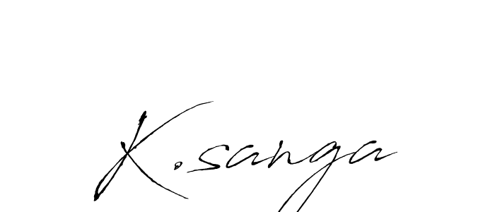 Similarly Antro_Vectra is the best handwritten signature design. Signature creator online .You can use it as an online autograph creator for name K.sanga. K.sanga signature style 6 images and pictures png