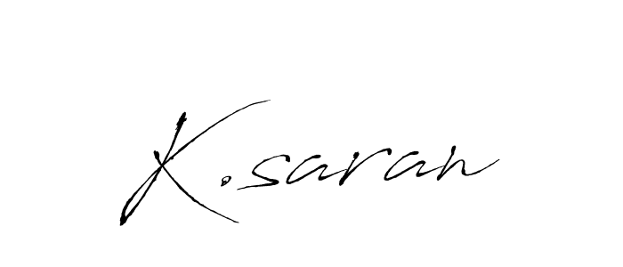 This is the best signature style for the K.saran name. Also you like these signature font (Antro_Vectra). Mix name signature. K.saran signature style 6 images and pictures png