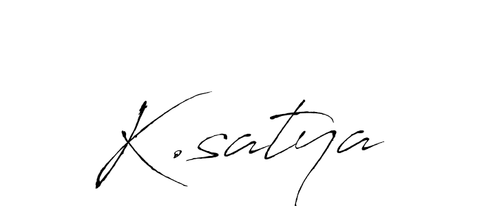 Check out images of Autograph of K.satya name. Actor K.satya Signature Style. Antro_Vectra is a professional sign style online. K.satya signature style 6 images and pictures png