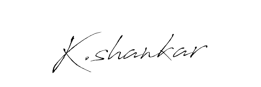 if you are searching for the best signature style for your name K.shankar. so please give up your signature search. here we have designed multiple signature styles  using Antro_Vectra. K.shankar signature style 6 images and pictures png