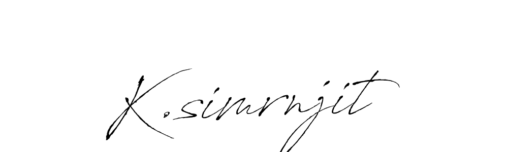 Check out images of Autograph of K.simrnjit name. Actor K.simrnjit Signature Style. Antro_Vectra is a professional sign style online. K.simrnjit signature style 6 images and pictures png