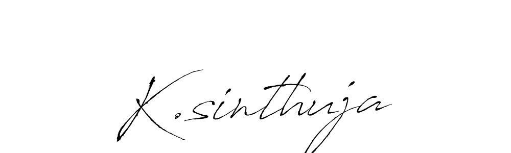 Also You can easily find your signature by using the search form. We will create K.sinthuja name handwritten signature images for you free of cost using Antro_Vectra sign style. K.sinthuja signature style 6 images and pictures png