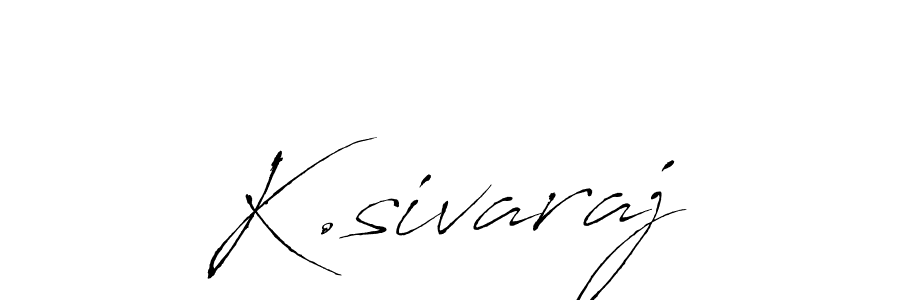 if you are searching for the best signature style for your name K.sivaraj. so please give up your signature search. here we have designed multiple signature styles  using Antro_Vectra. K.sivaraj signature style 6 images and pictures png
