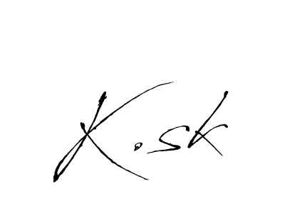 Make a beautiful signature design for name K.sk. Use this online signature maker to create a handwritten signature for free. K.sk signature style 6 images and pictures png