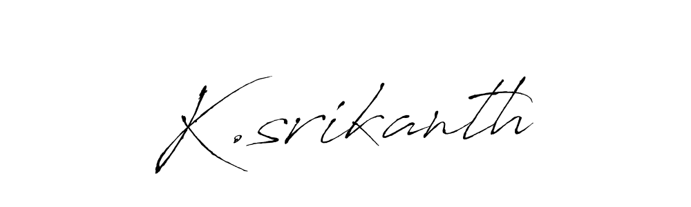 if you are searching for the best signature style for your name K.srikanth. so please give up your signature search. here we have designed multiple signature styles  using Antro_Vectra. K.srikanth signature style 6 images and pictures png