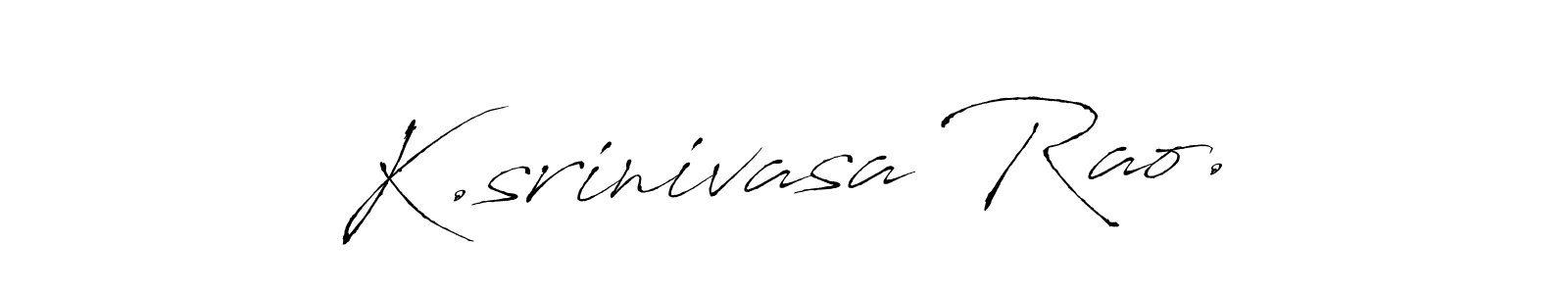 Make a beautiful signature design for name K.srinivasa Rao.. Use this online signature maker to create a handwritten signature for free. K.srinivasa Rao. signature style 6 images and pictures png