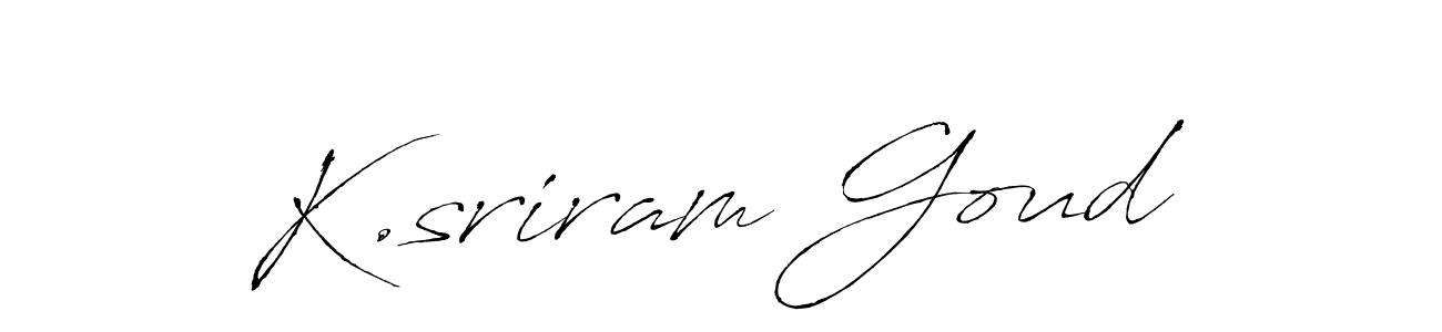 See photos of K.sriram Goud official signature by Spectra . Check more albums & portfolios. Read reviews & check more about Antro_Vectra font. K.sriram Goud signature style 6 images and pictures png