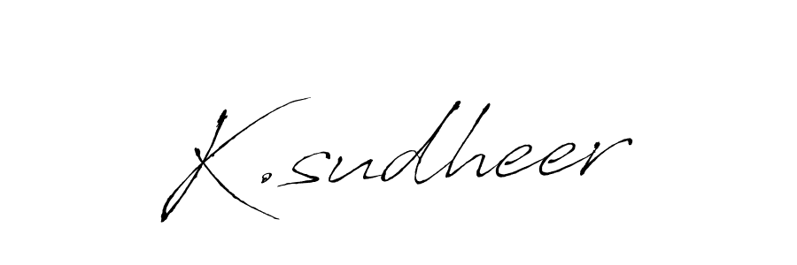 if you are searching for the best signature style for your name K.sudheer. so please give up your signature search. here we have designed multiple signature styles  using Antro_Vectra. K.sudheer signature style 6 images and pictures png