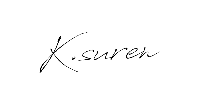 Check out images of Autograph of K.suren name. Actor K.suren Signature Style. Antro_Vectra is a professional sign style online. K.suren signature style 6 images and pictures png