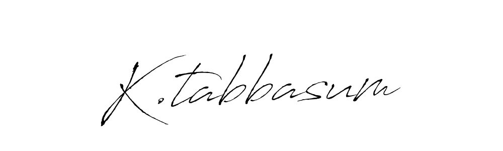 This is the best signature style for the K.tabbasum name. Also you like these signature font (Antro_Vectra). Mix name signature. K.tabbasum signature style 6 images and pictures png