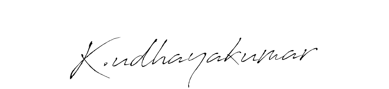 You should practise on your own different ways (Antro_Vectra) to write your name (K.udhayakumar) in signature. don't let someone else do it for you. K.udhayakumar signature style 6 images and pictures png