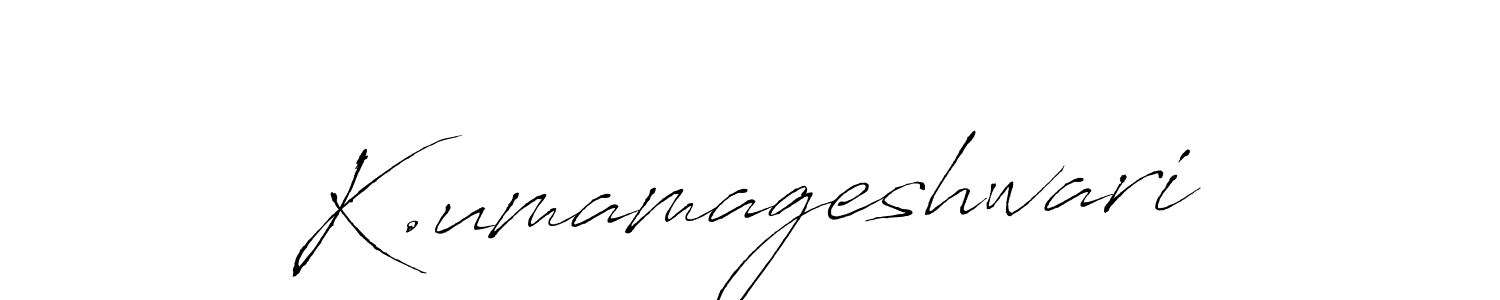 Similarly Antro_Vectra is the best handwritten signature design. Signature creator online .You can use it as an online autograph creator for name K.umamageshwari. K.umamageshwari signature style 6 images and pictures png