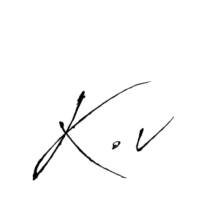 It looks lik you need a new signature style for name K.v. Design unique handwritten (Antro_Vectra) signature with our free signature maker in just a few clicks. K.v signature style 6 images and pictures png