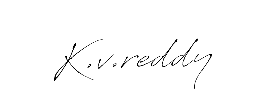 Use a signature maker to create a handwritten signature online. With this signature software, you can design (Antro_Vectra) your own signature for name K.v.reddy. K.v.reddy signature style 6 images and pictures png