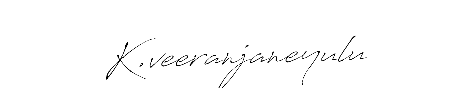 This is the best signature style for the K.veeranjaneyulu name. Also you like these signature font (Antro_Vectra). Mix name signature. K.veeranjaneyulu signature style 6 images and pictures png