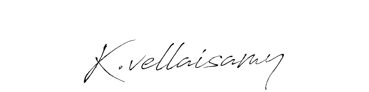 K.vellaisamy stylish signature style. Best Handwritten Sign (Antro_Vectra) for my name. Handwritten Signature Collection Ideas for my name K.vellaisamy. K.vellaisamy signature style 6 images and pictures png