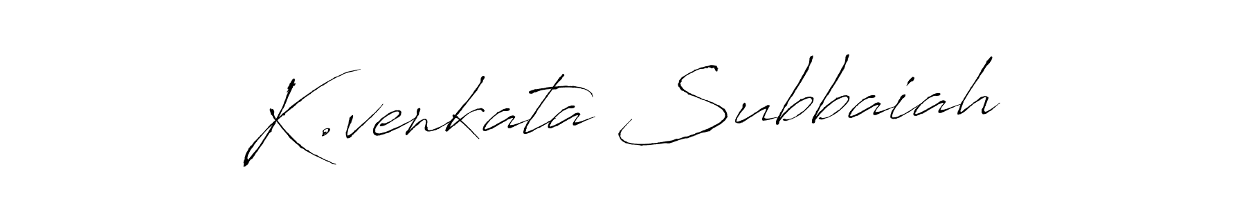 It looks lik you need a new signature style for name K.venkata Subbaiah. Design unique handwritten (Antro_Vectra) signature with our free signature maker in just a few clicks. K.venkata Subbaiah signature style 6 images and pictures png