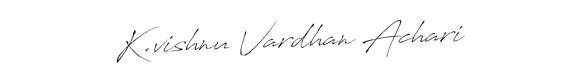 You can use this online signature creator to create a handwritten signature for the name K.vishnu Vardhan Achari. This is the best online autograph maker. K.vishnu Vardhan Achari signature style 6 images and pictures png