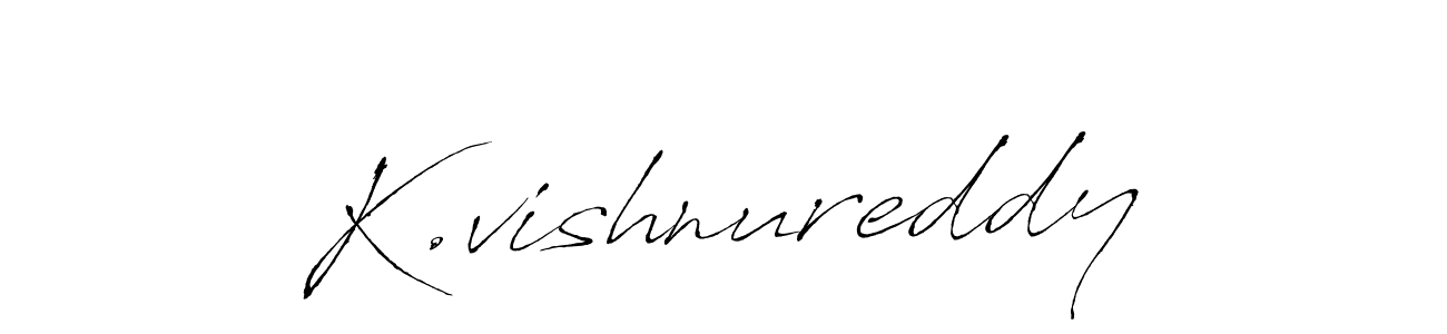 Make a beautiful signature design for name K.vishnureddy. Use this online signature maker to create a handwritten signature for free. K.vishnureddy signature style 6 images and pictures png