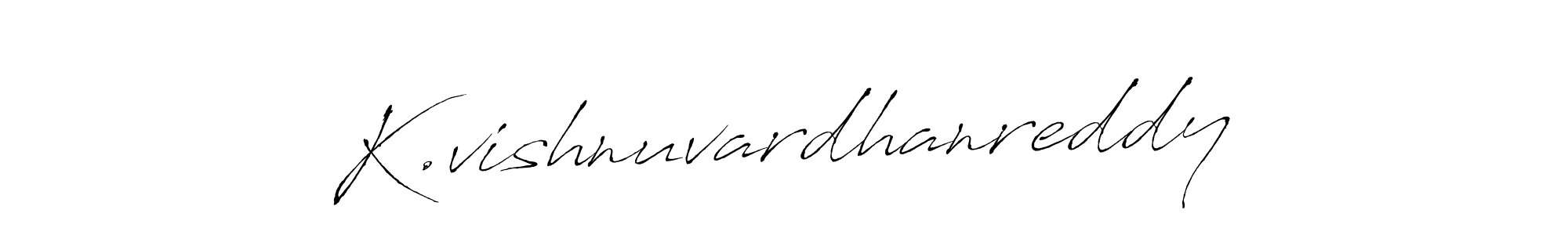 Use a signature maker to create a handwritten signature online. With this signature software, you can design (Antro_Vectra) your own signature for name K.vishnuvardhanreddy. K.vishnuvardhanreddy signature style 6 images and pictures png