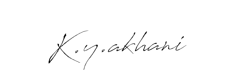 You can use this online signature creator to create a handwritten signature for the name K.y.akhani. This is the best online autograph maker. K.y.akhani signature style 6 images and pictures png