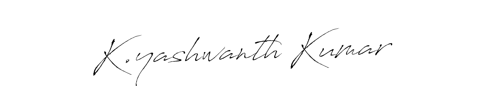 Similarly Antro_Vectra is the best handwritten signature design. Signature creator online .You can use it as an online autograph creator for name K.yashwanth Kumar. K.yashwanth Kumar signature style 6 images and pictures png