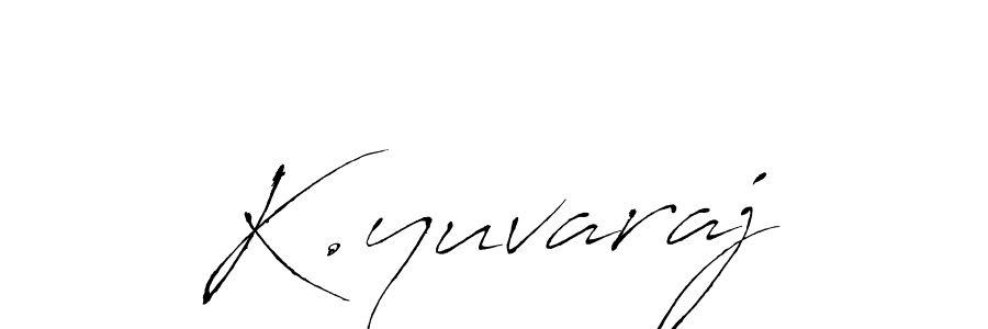 How to Draw K.yuvaraj signature style? Antro_Vectra is a latest design signature styles for name K.yuvaraj. K.yuvaraj signature style 6 images and pictures png