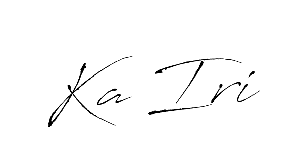 Also we have Ka Iri name is the best signature style. Create professional handwritten signature collection using Antro_Vectra autograph style. Ka Iri signature style 6 images and pictures png