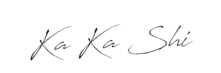 You should practise on your own different ways (Antro_Vectra) to write your name (Ka Ka Shi) in signature. don't let someone else do it for you. Ka Ka Shi signature style 6 images and pictures png