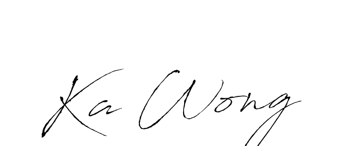 You should practise on your own different ways (Antro_Vectra) to write your name (Ka Wong) in signature. don't let someone else do it for you. Ka Wong signature style 6 images and pictures png