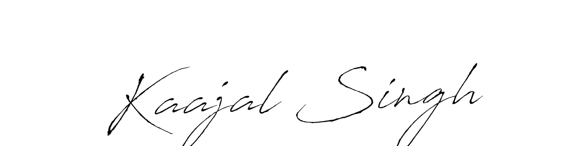 This is the best signature style for the Kaajal Singh name. Also you like these signature font (Antro_Vectra). Mix name signature. Kaajal Singh signature style 6 images and pictures png