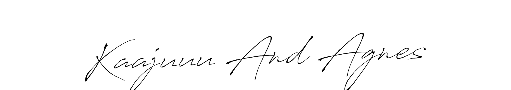 Use a signature maker to create a handwritten signature online. With this signature software, you can design (Antro_Vectra) your own signature for name Kaajuuu And Agnes. Kaajuuu And Agnes signature style 6 images and pictures png