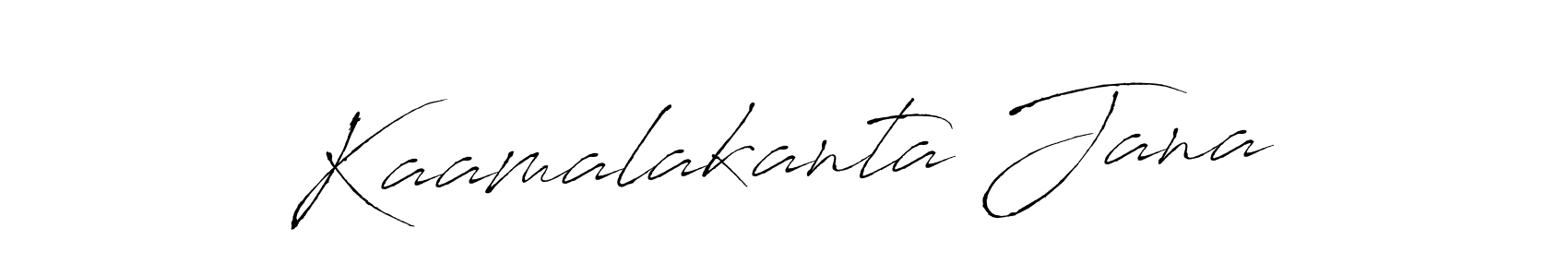 How to make Kaamalakanta Jana name signature. Use Antro_Vectra style for creating short signs online. This is the latest handwritten sign. Kaamalakanta Jana signature style 6 images and pictures png