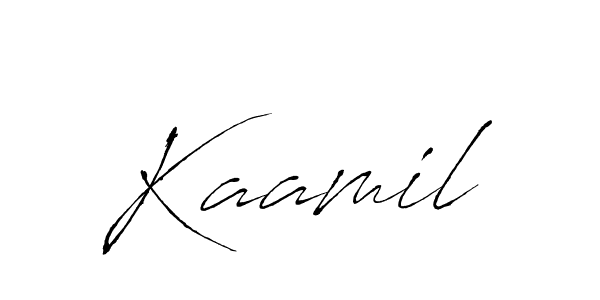 How to make Kaamil name signature. Use Antro_Vectra style for creating short signs online. This is the latest handwritten sign. Kaamil signature style 6 images and pictures png