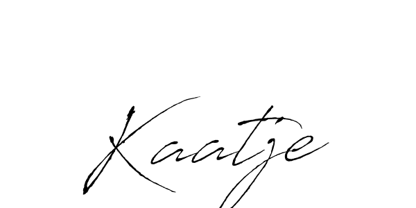 How to make Kaatje signature? Antro_Vectra is a professional autograph style. Create handwritten signature for Kaatje name. Kaatje signature style 6 images and pictures png