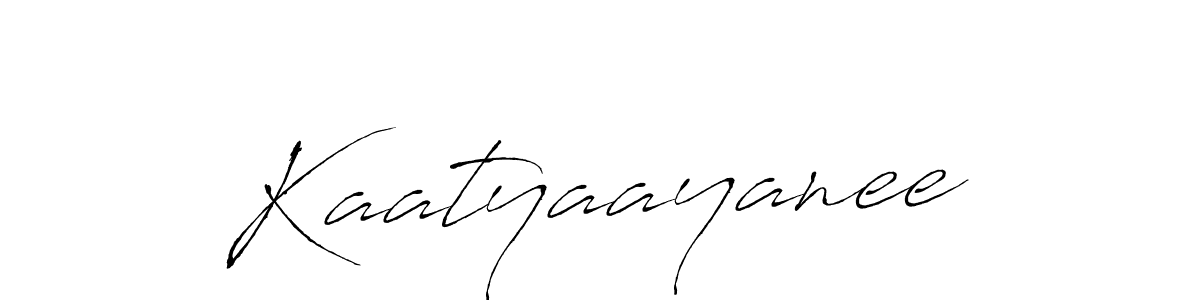 Make a beautiful signature design for name Kaatyaayanee. With this signature (Antro_Vectra) style, you can create a handwritten signature for free. Kaatyaayanee signature style 6 images and pictures png