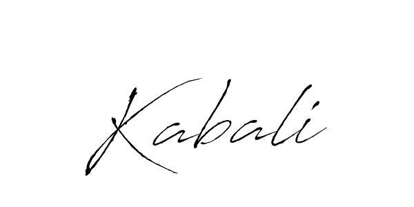 Design your own signature with our free online signature maker. With this signature software, you can create a handwritten (Antro_Vectra) signature for name Kabali. Kabali signature style 6 images and pictures png