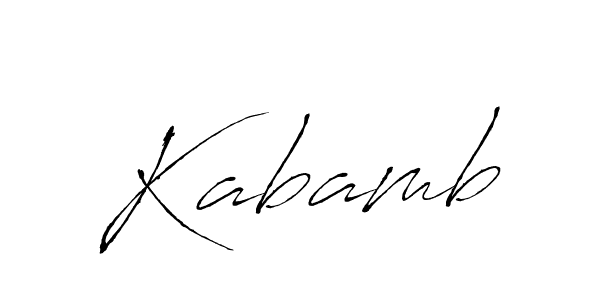 Use a signature maker to create a handwritten signature online. With this signature software, you can design (Antro_Vectra) your own signature for name Kabamb. Kabamb signature style 6 images and pictures png