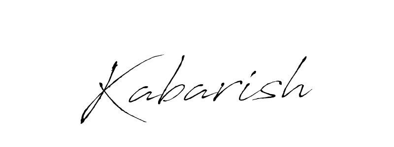 How to make Kabarish name signature. Use Antro_Vectra style for creating short signs online. This is the latest handwritten sign. Kabarish signature style 6 images and pictures png