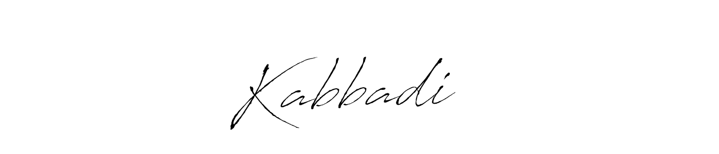 How to make Kabbadi ✌️ name signature. Use Antro_Vectra style for creating short signs online. This is the latest handwritten sign. Kabbadi ✌️ signature style 6 images and pictures png