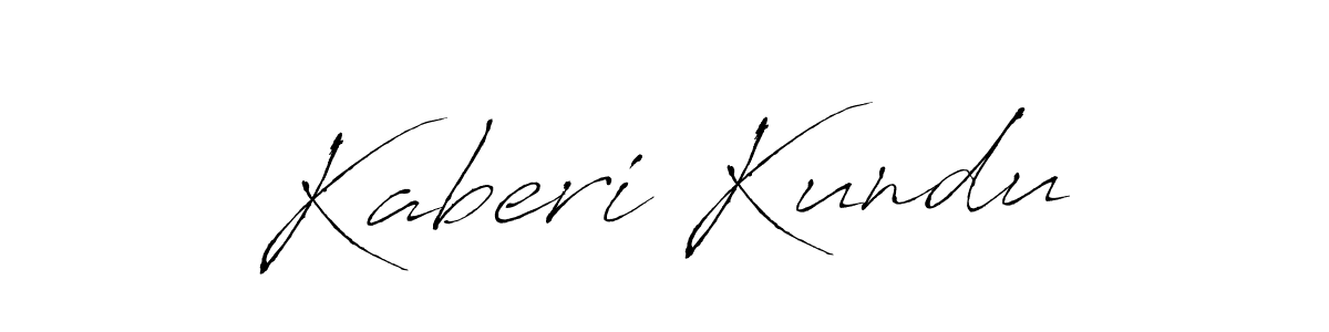 Make a beautiful signature design for name Kaberi Kundu. With this signature (Antro_Vectra) style, you can create a handwritten signature for free. Kaberi Kundu signature style 6 images and pictures png