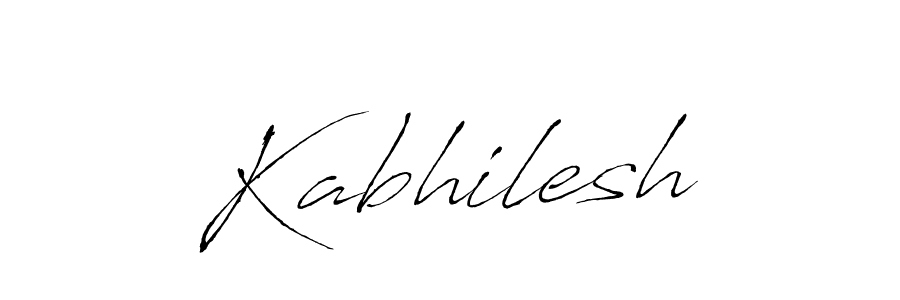 Create a beautiful signature design for name Kabhilesh. With this signature (Antro_Vectra) fonts, you can make a handwritten signature for free. Kabhilesh signature style 6 images and pictures png
