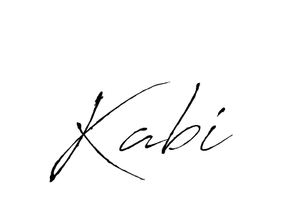 You should practise on your own different ways (Antro_Vectra) to write your name (Kabi) in signature. don't let someone else do it for you. Kabi signature style 6 images and pictures png